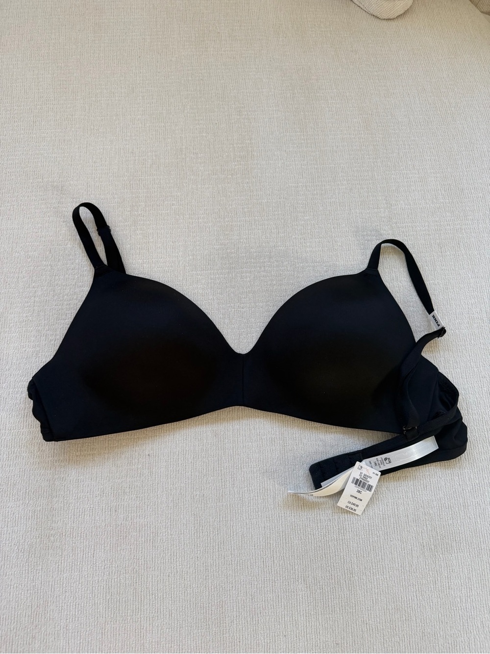 NWT PINK Victoria's Secret Black Seamless Molded T-Shirt Bra